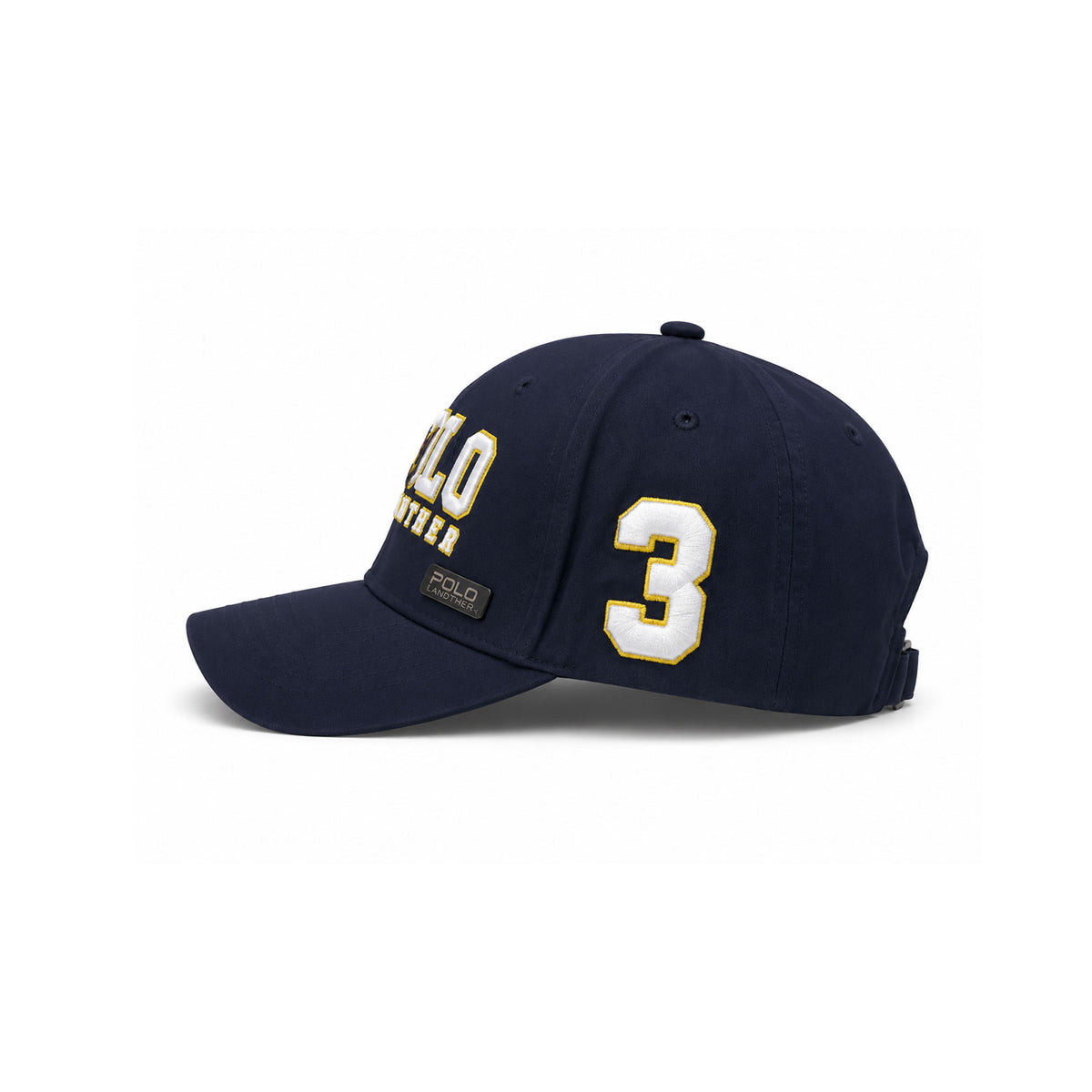 Gorra Polo Caballero College Edition Bordada Beisbolera azul