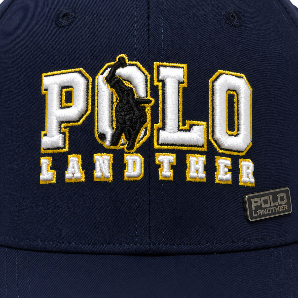 Gorra Polo Caballero College Edition Bordada Beisbolera azul