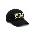 Gorra Polo Caballero College Edition Bordada Beisbolera negro