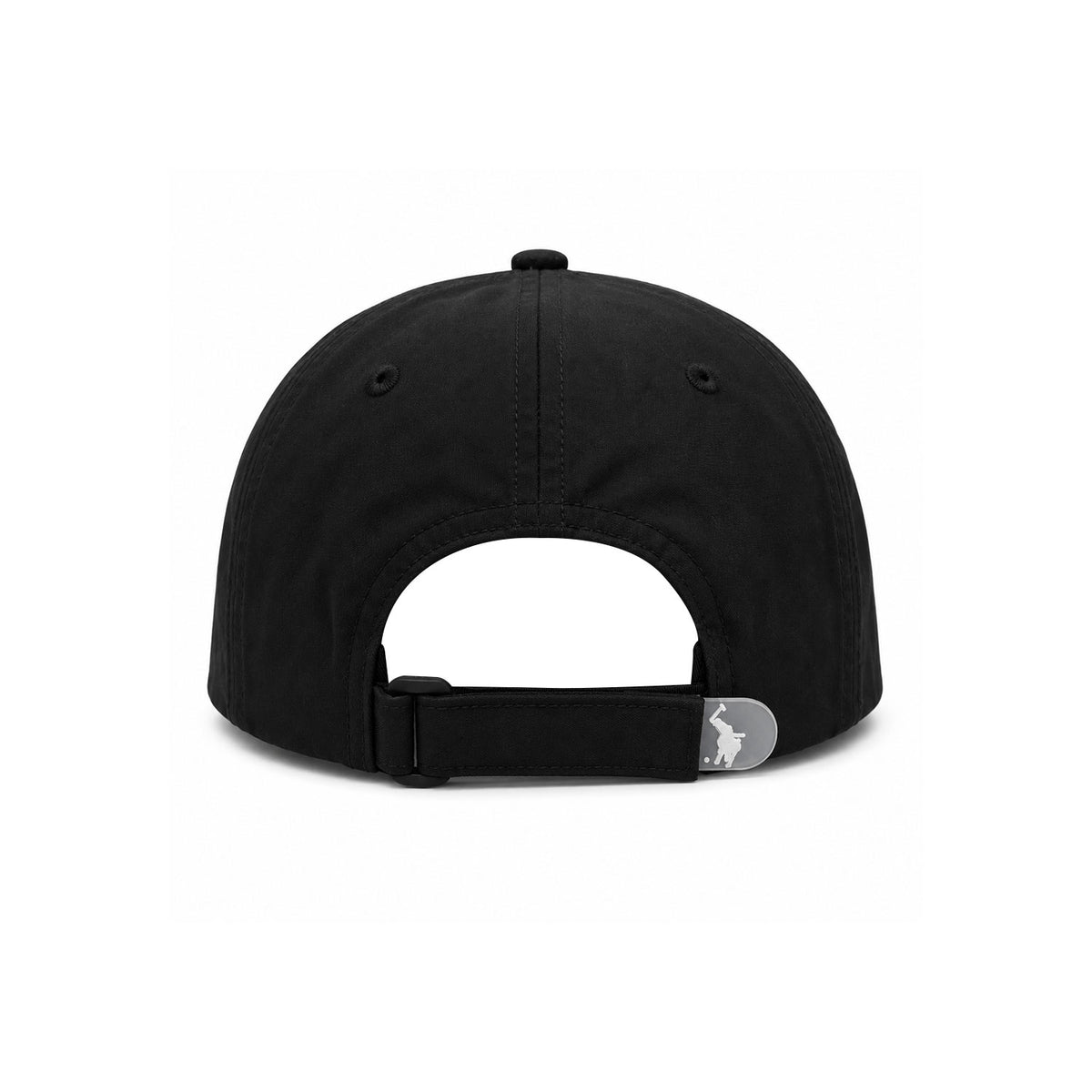 Gorra Polo Caballero College Edition Bordada Beisbolera negro