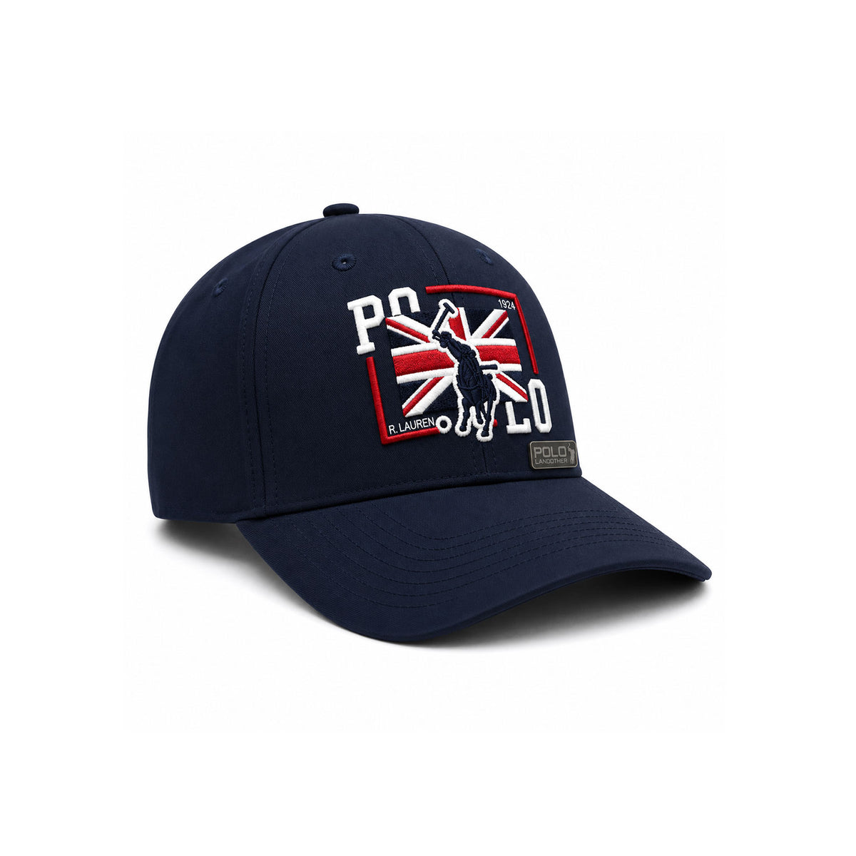 Gorra Polo Caballero England Flag Bordada Beisbolera azul