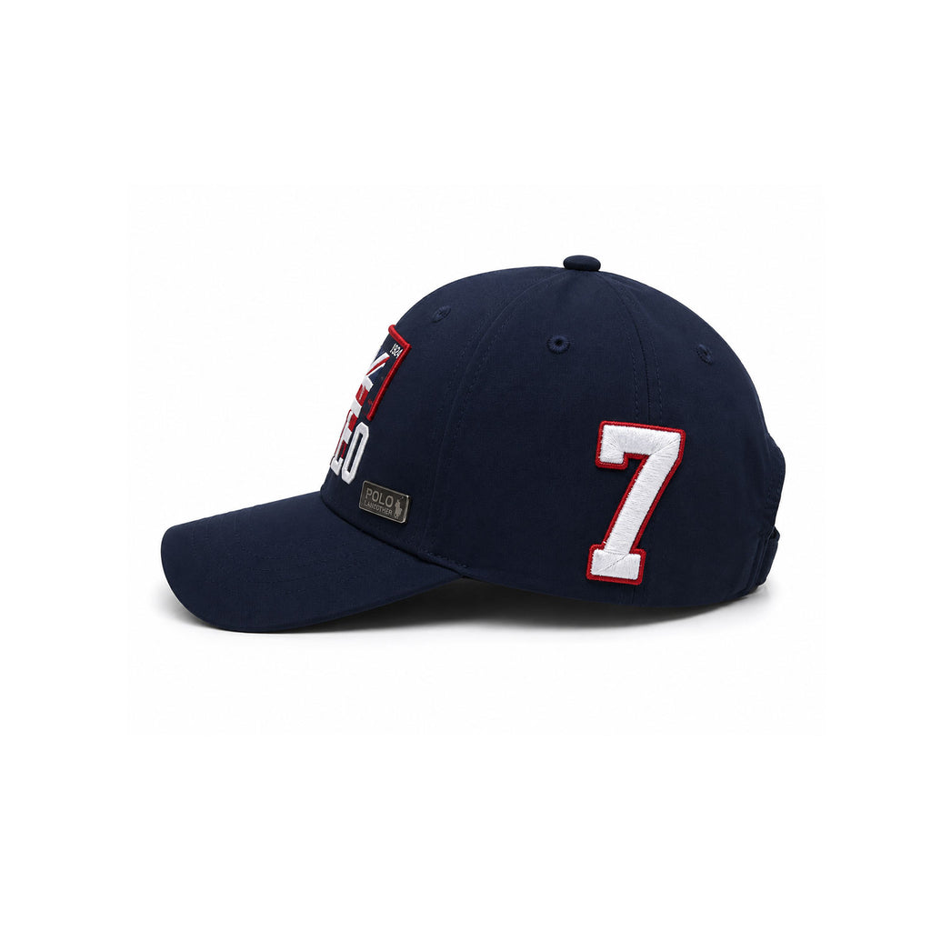 Gorra Polo Caballero England Flag Bordada Beisbolera azul