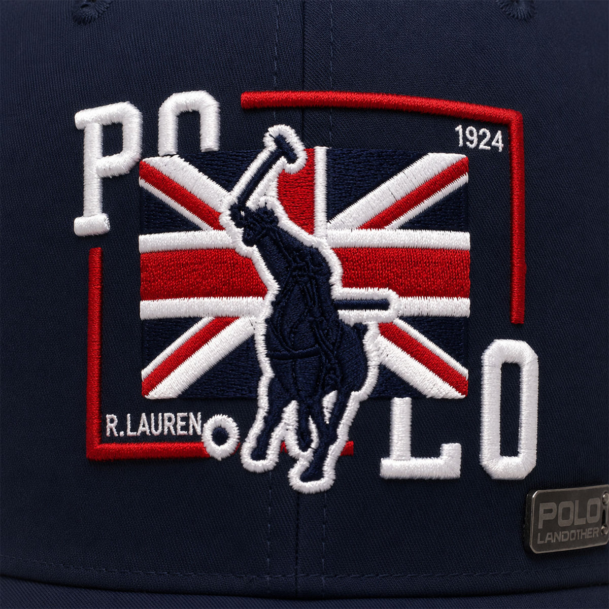 Gorra Polo Caballero England Flag Bordada Beisbolera azul