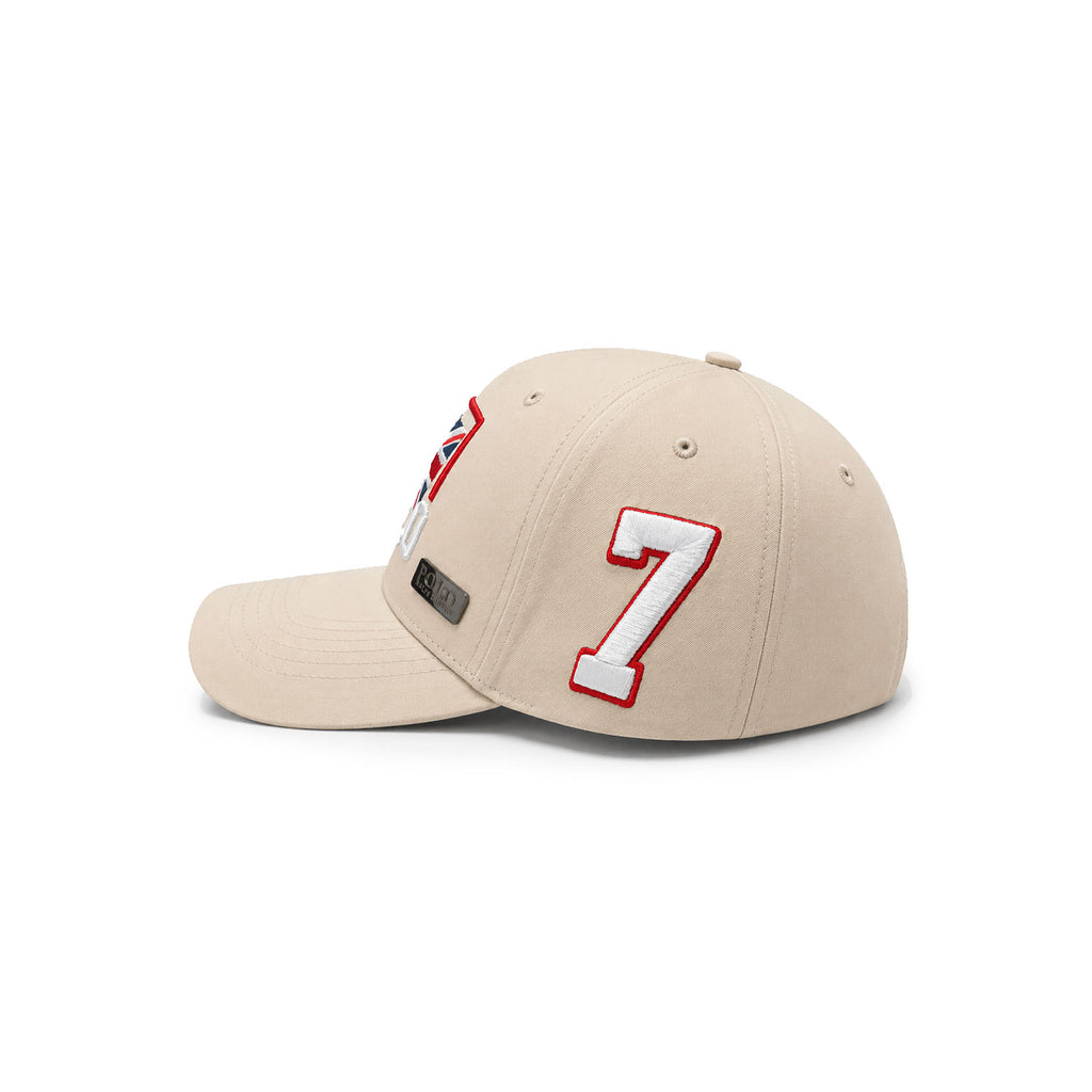 Gorra Polo Caballero England Flag Bordada Beisbolera beige