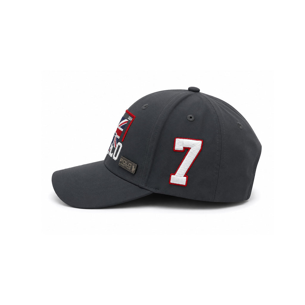 Gorra Polo Caballero England Flag Bordada Beisbolera gris