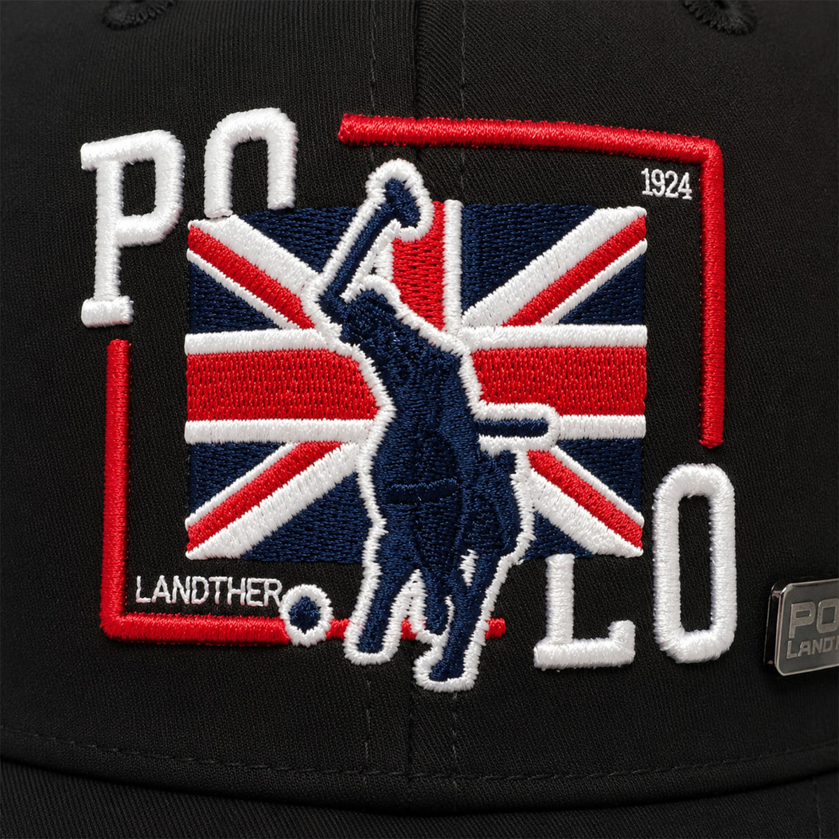Gorra Polo Caballero England Flag Bordada Beisbolera negro
