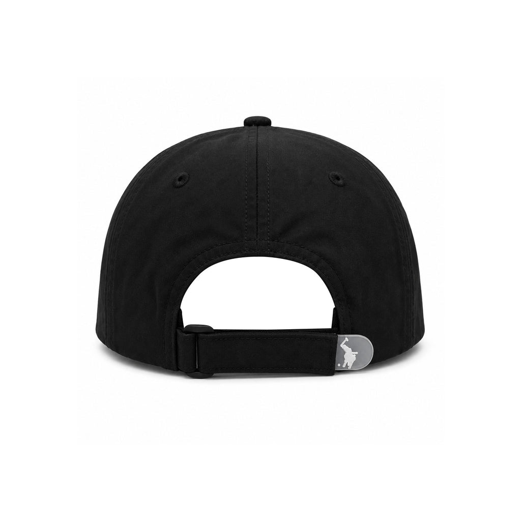 Gorra Polo Caballero Golden Stroke Bordada Beisbolera negro