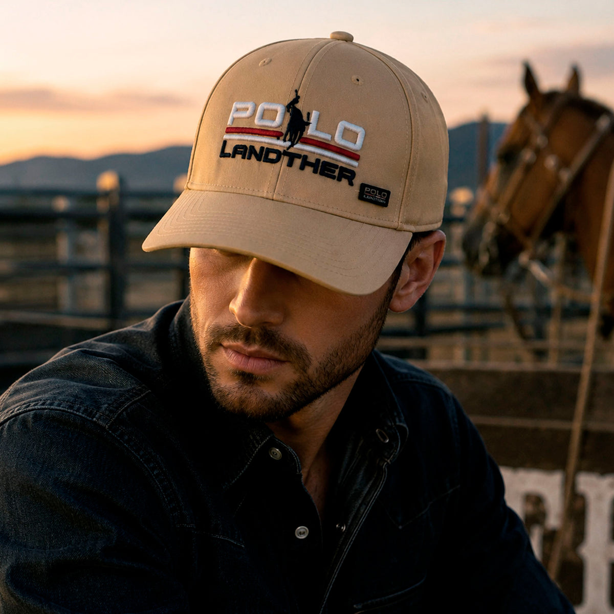 Gorra Polo Landther Equestrian para Hombre Cachucha Casual