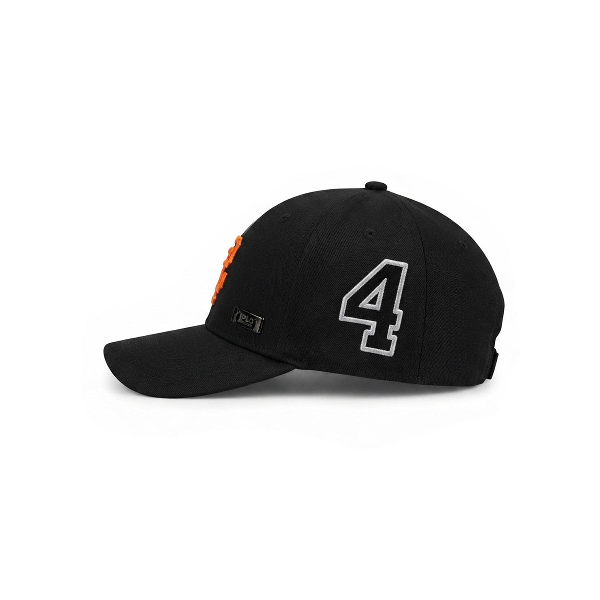 Gorra Polo Negra Caballero Orange College Edition Bordada negro