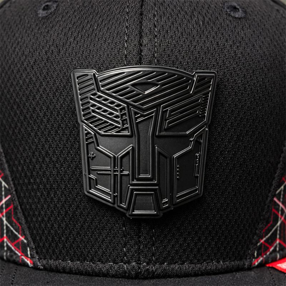 Gorra Transformers Autobot Placa Snapback Visera Plana negro