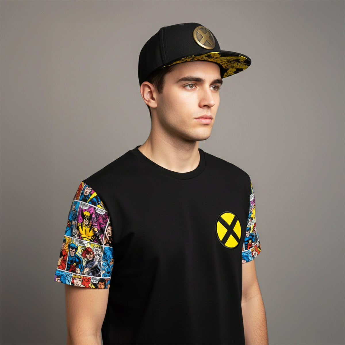 Gorra Marvel X-Men Icono Placa Metálica Snapback