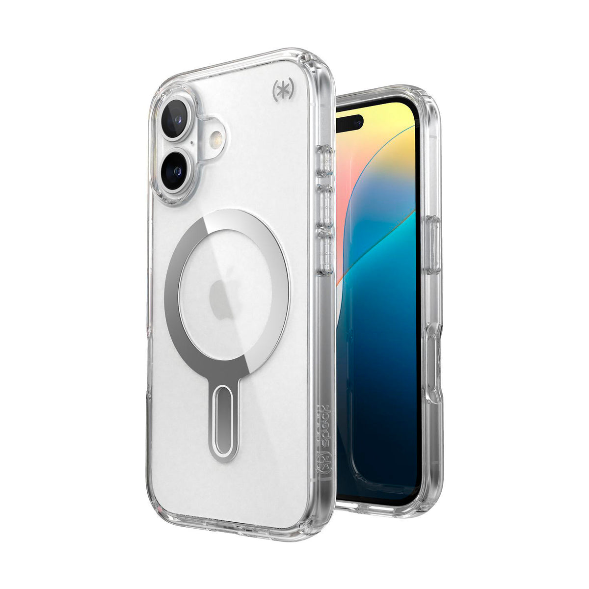 Funda Speck Perfect Clear Compatible con iPhone 16 y Micas