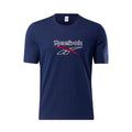 Playera Reebok CL F Vector Hombre GS9137 Azul Talla XL