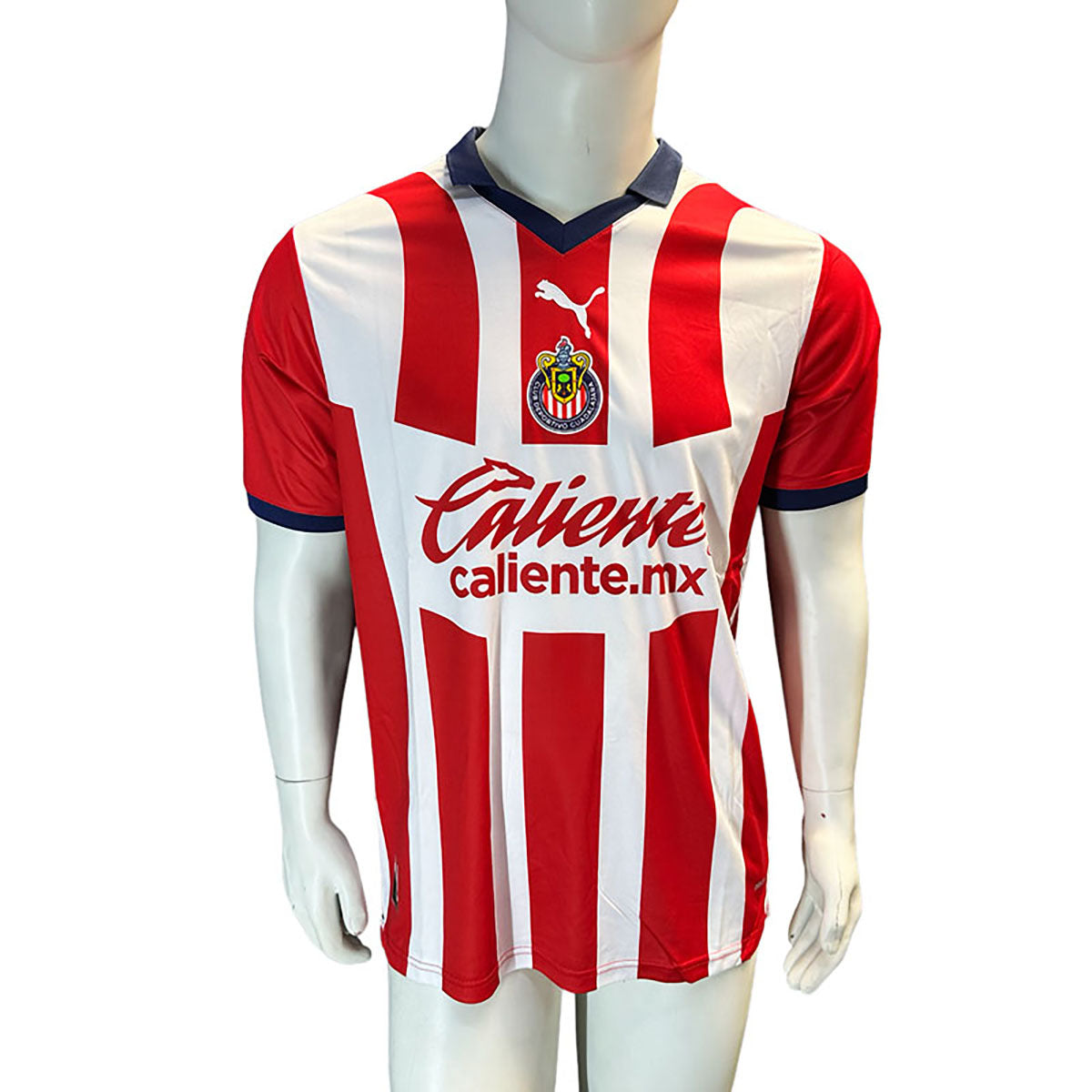 Jersey Puma Jugador Chivas Local 2023/2024 Rojo/Blanco Talla XL