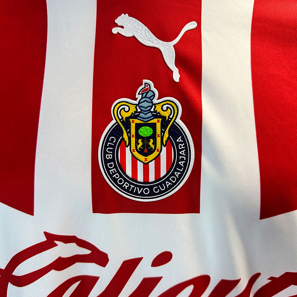 Jersey Puma Jugador Chivas Local 2023/2024 Rojo/Blanco Talla M