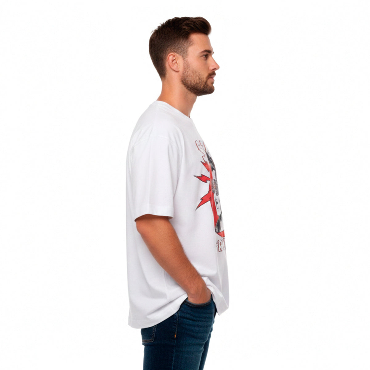 Playera Oversized Hombre Algodón Premium 240g Stay Grypho