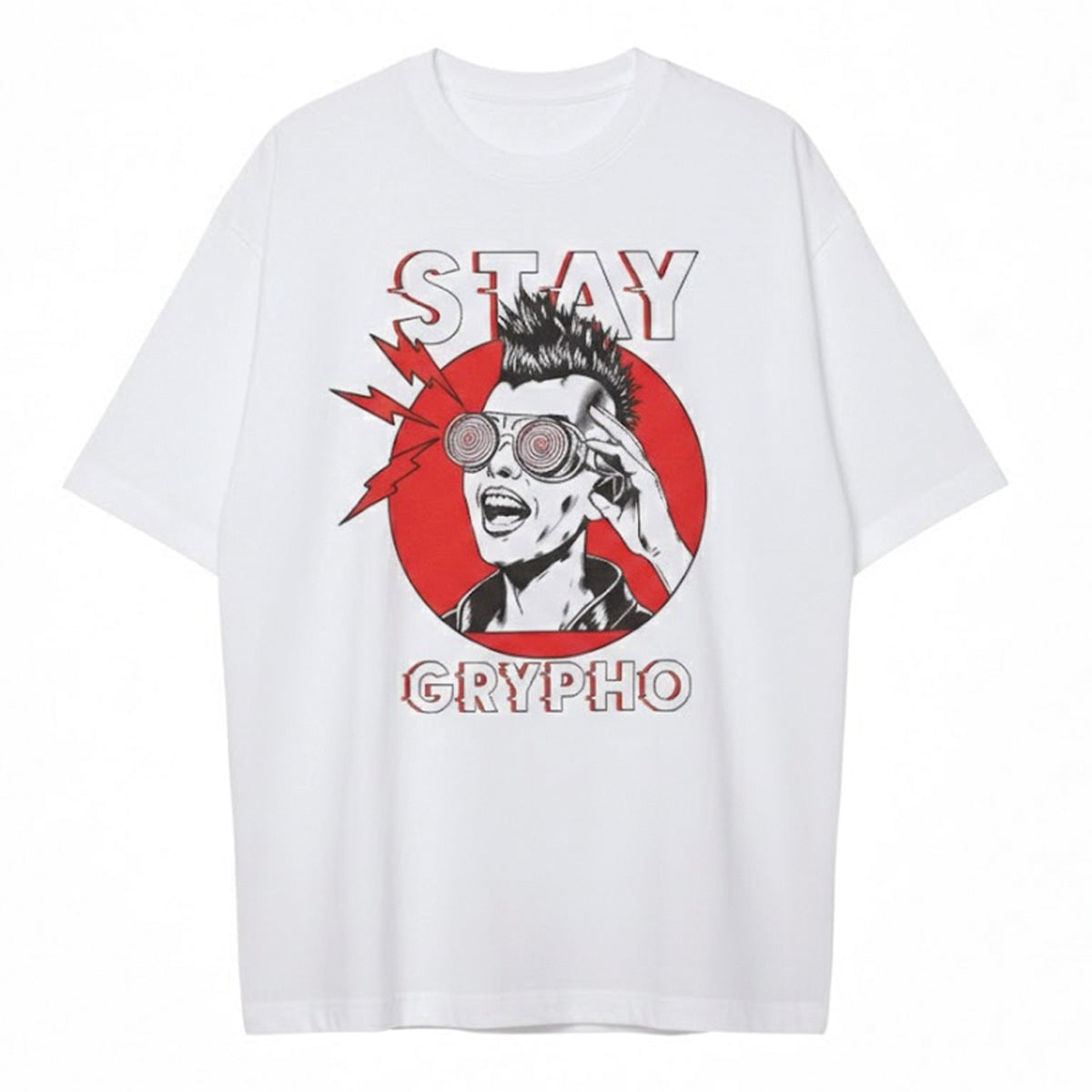 Playera Oversized Hombre Algodón Premium 240g Stay Grypho