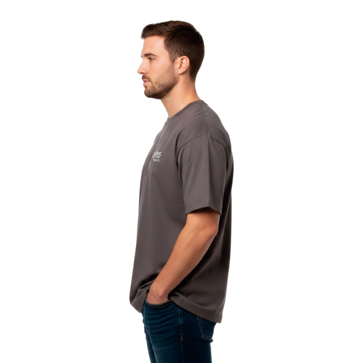 Playera Oversized Hombre Algodón 240g Diseño New Generation