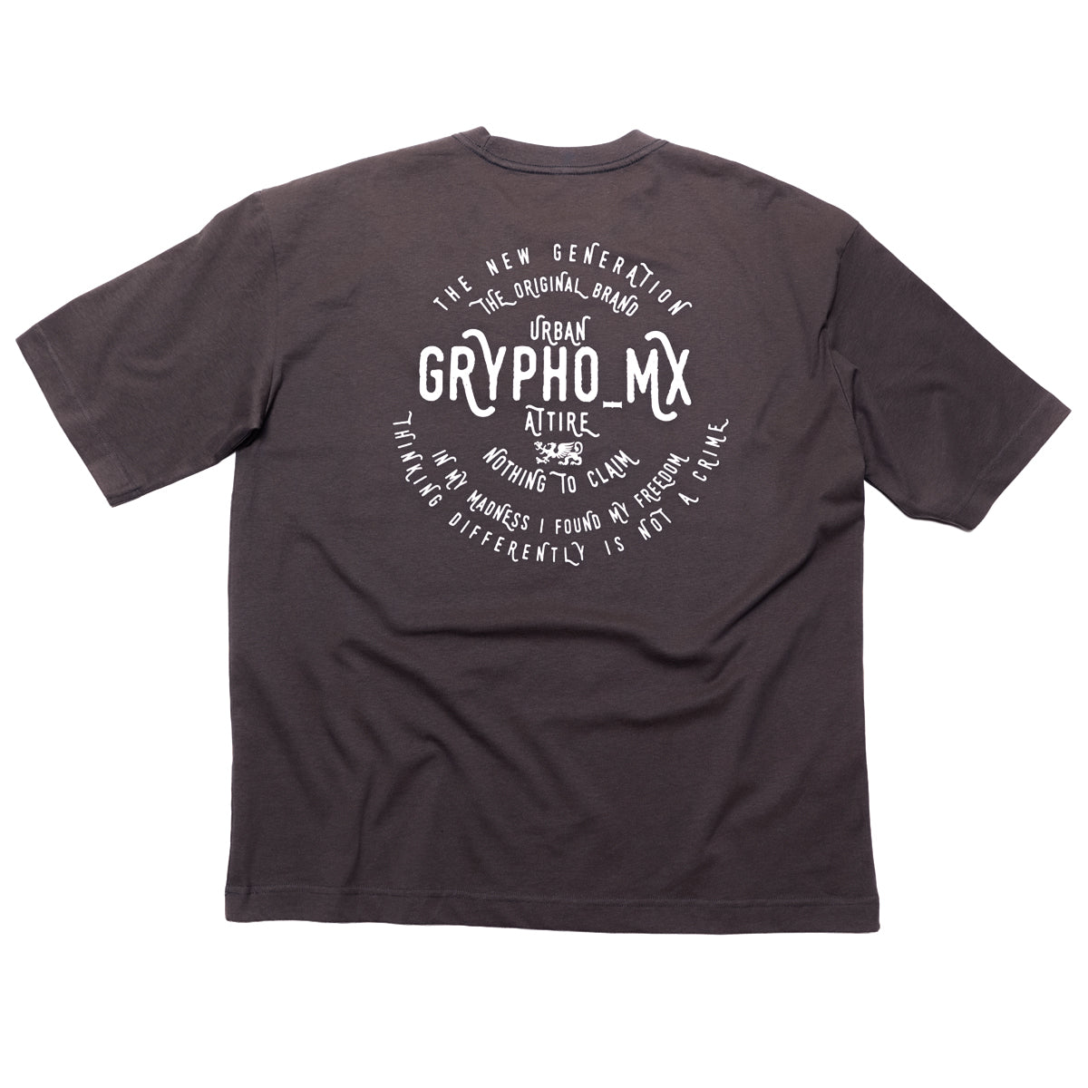 Playera Oversized Hombre Algodón 240g Diseño New Generation
