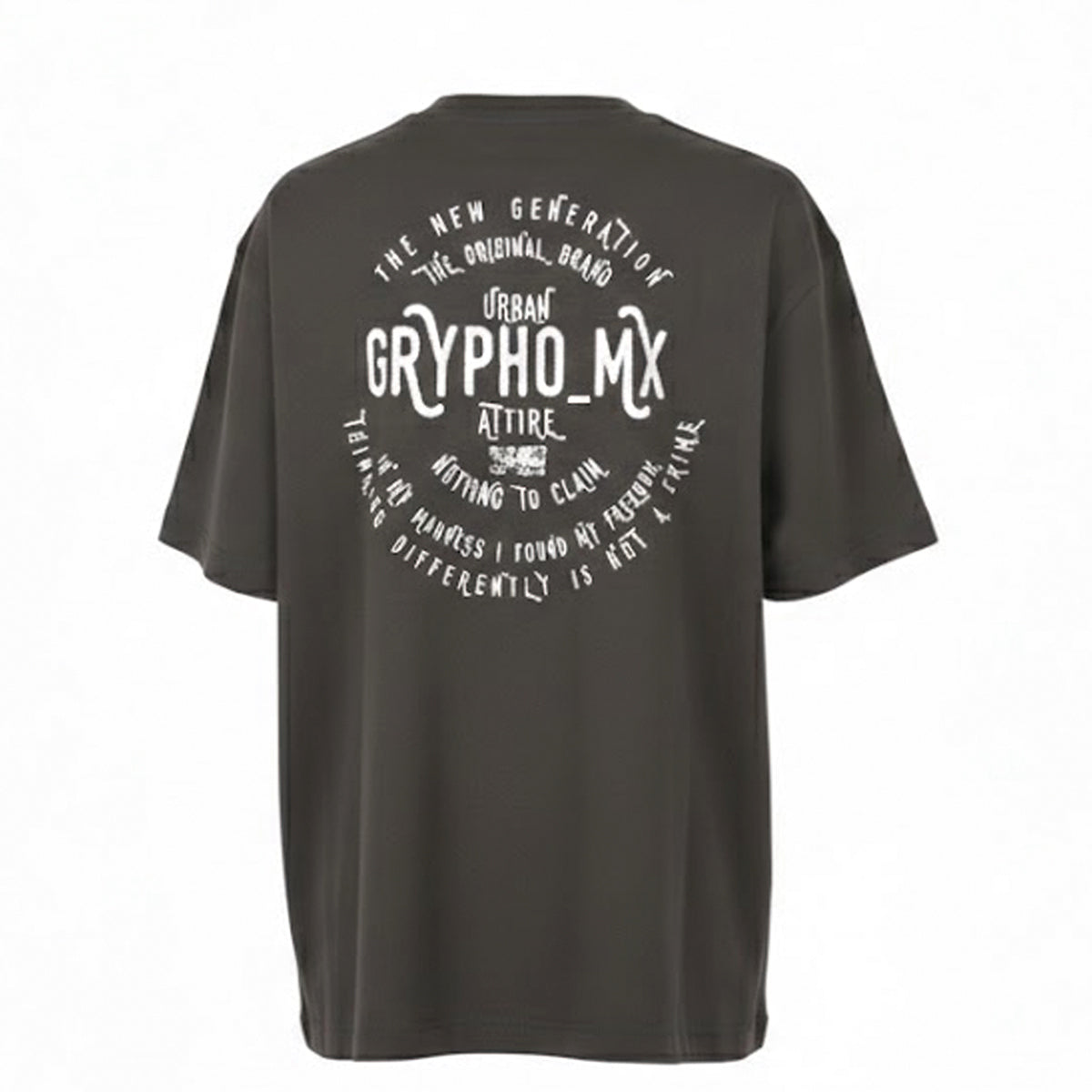 Playera Oversized Hombre Algodón 240g Diseño New Generation