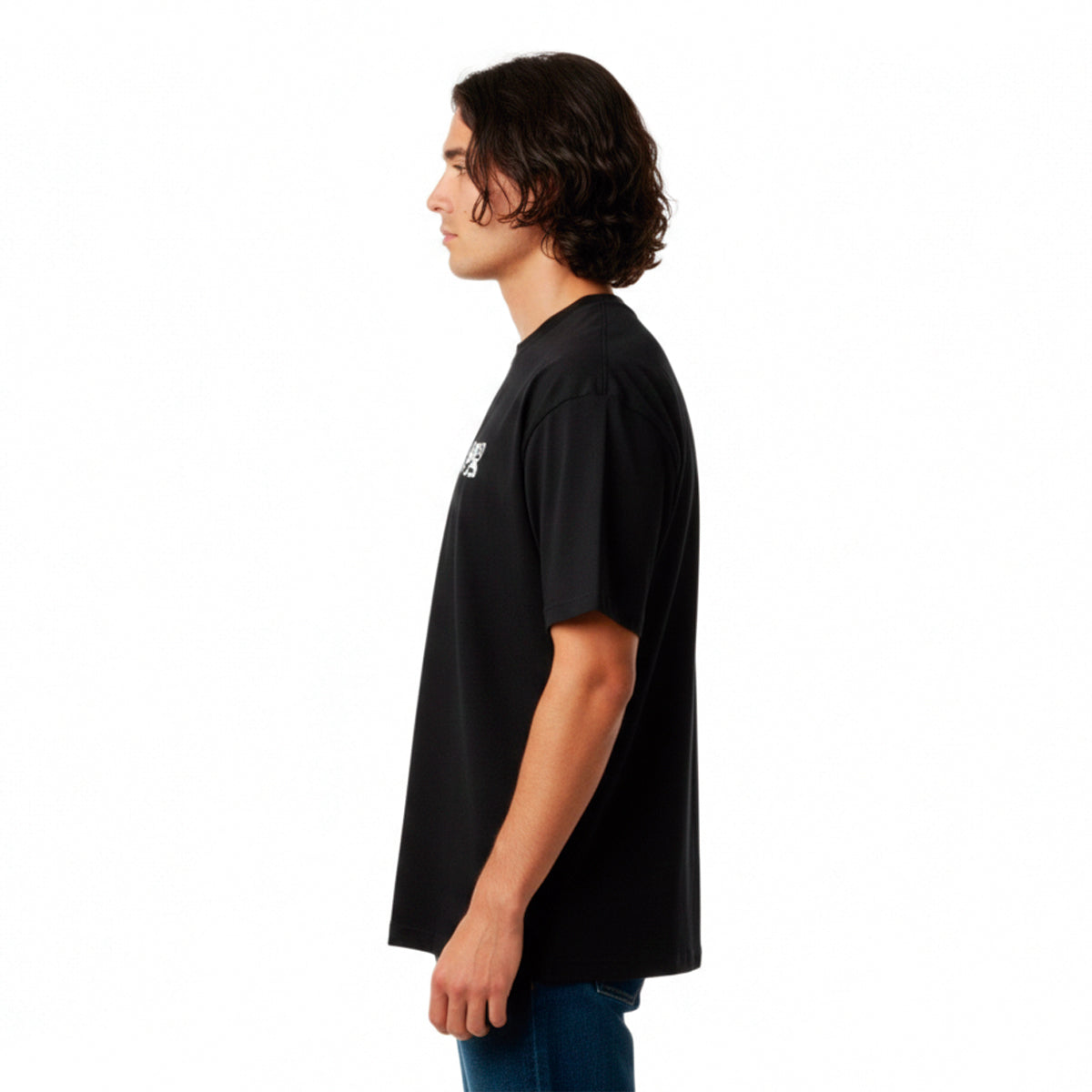 Playera Oversized Hombre Algodón Heavyweight 240g Diseño Eco