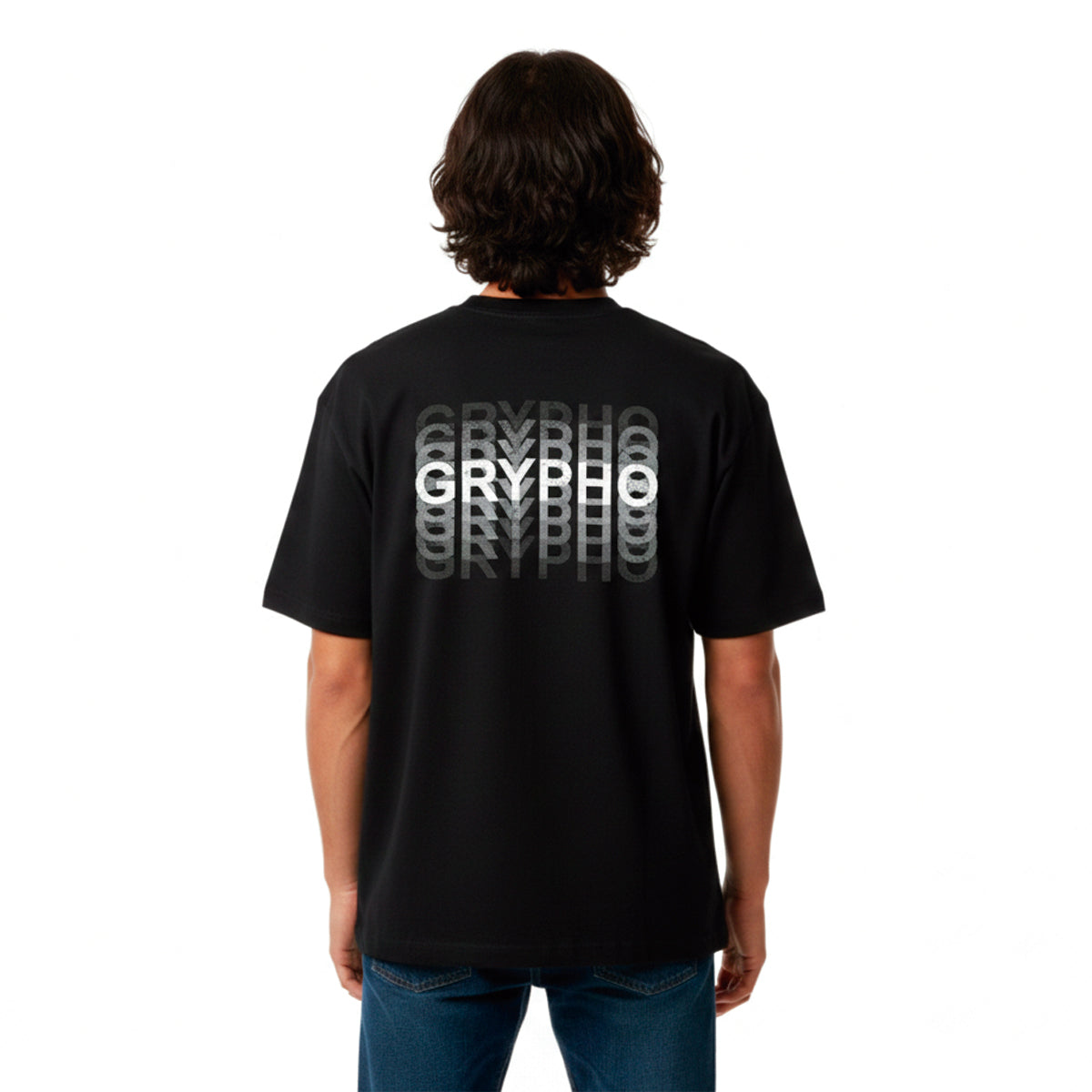 Playera Oversized Hombre Algodón Heavyweight 240g Diseño Eco