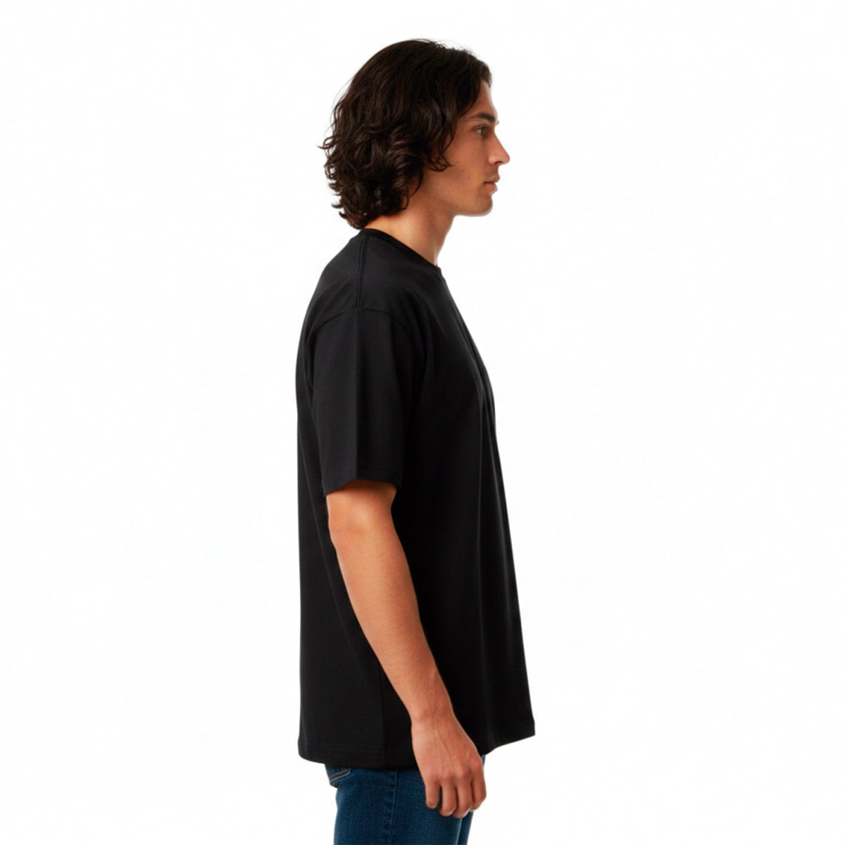 Playera Oversized Hombre Algodón Heavyweight 240g Diseño Eco