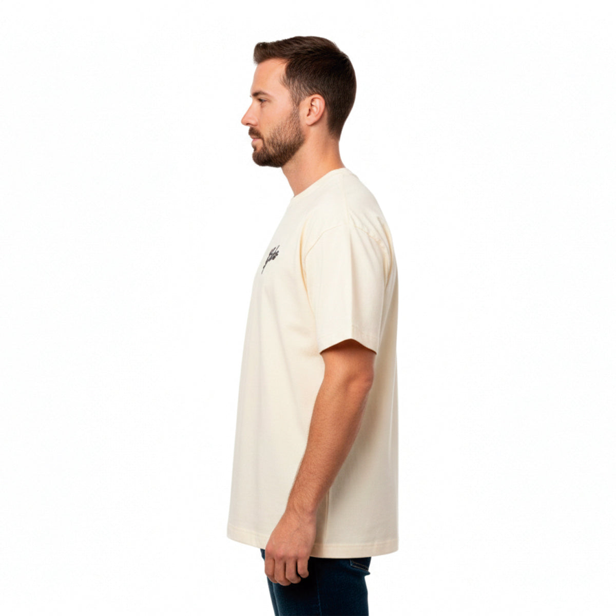Playera Oversized Hombre Algodón 240g High Density Division
