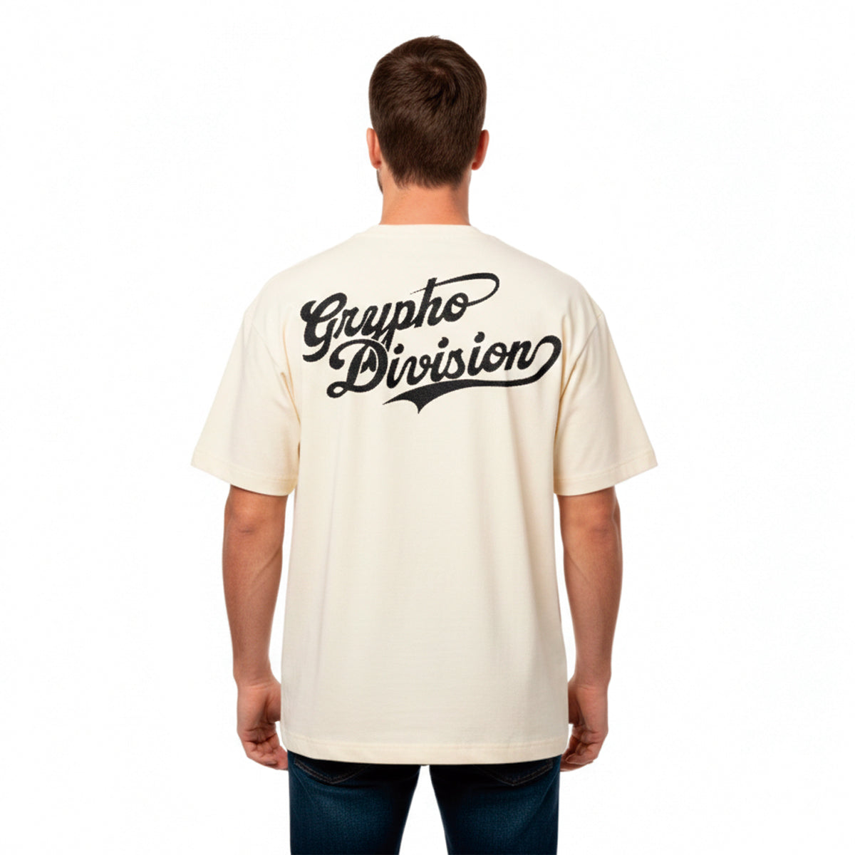Playera Oversized Hombre Algodón 240g High Density Division