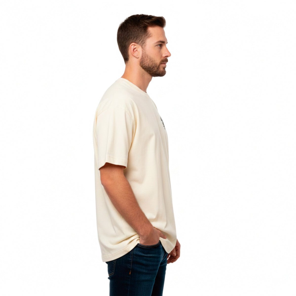 Playera Oversized Hombre Algodón 240g High Density Division