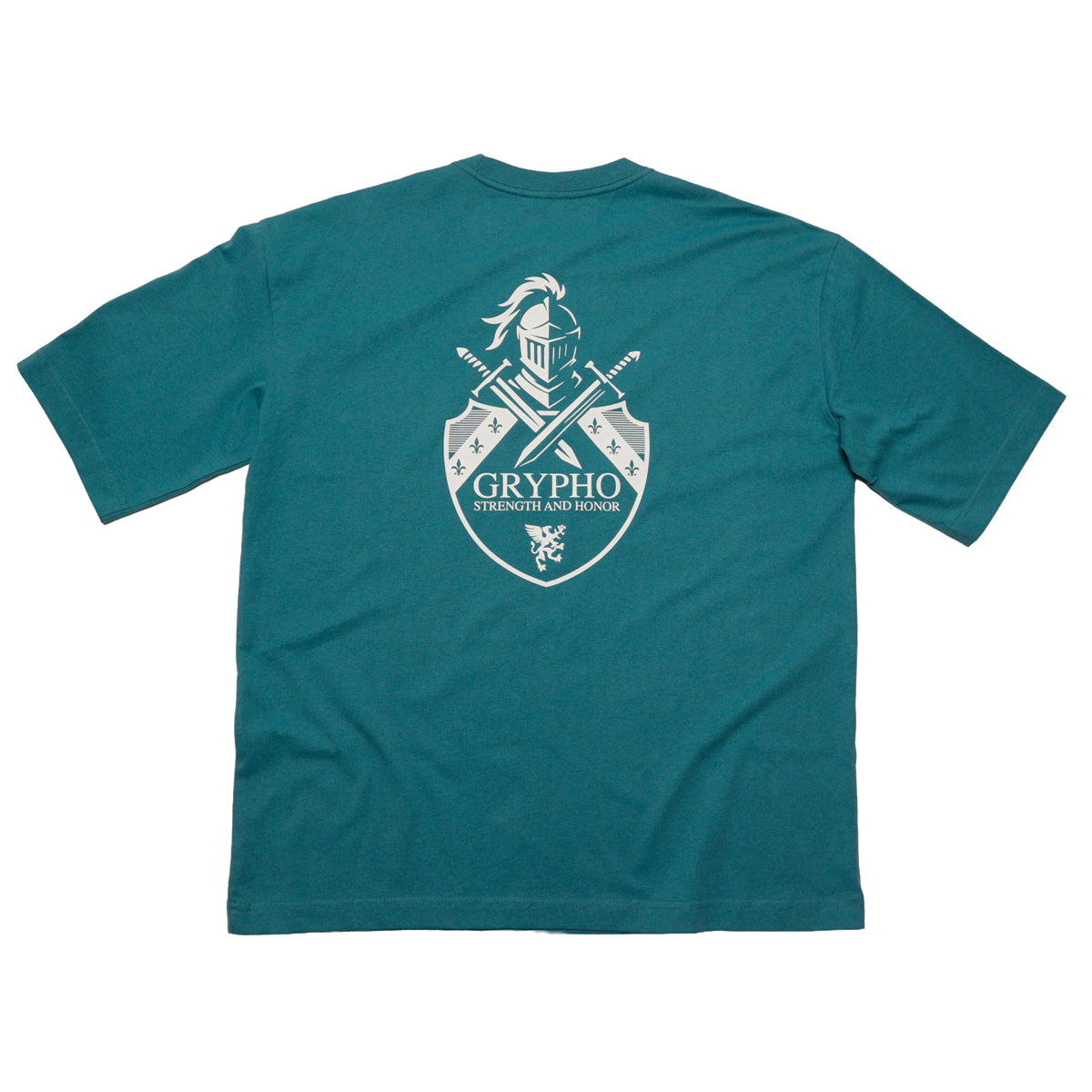 Playera Oversized Hombre Algodón 240g High Density Shield