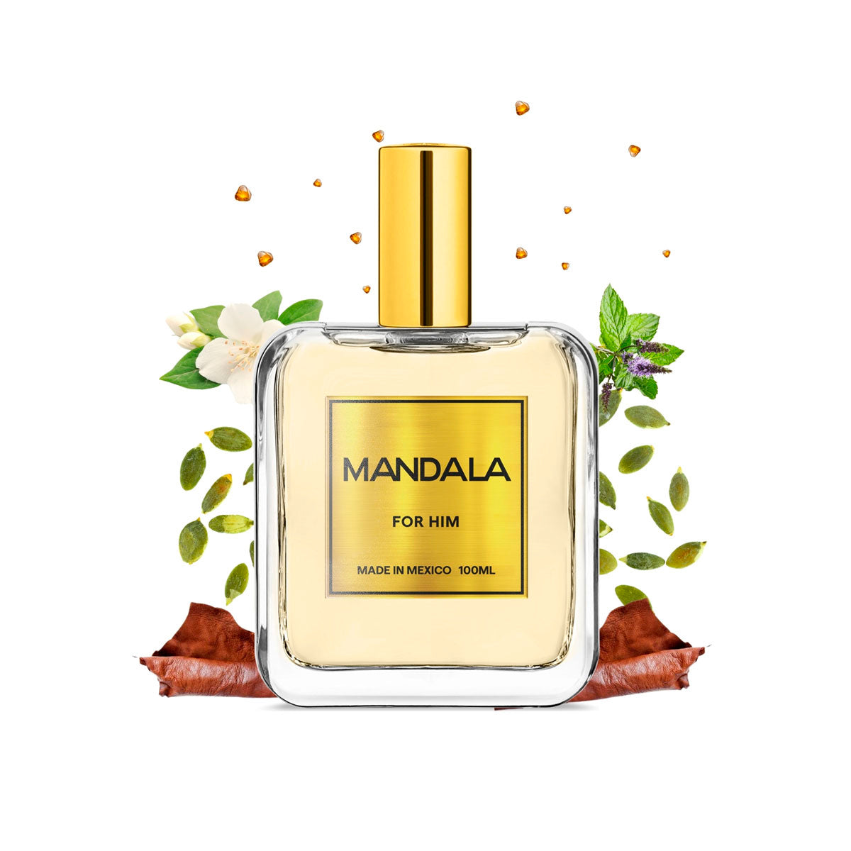 Perfume Hombre Mandala Desert Trade Cuero Concentrado 100ml