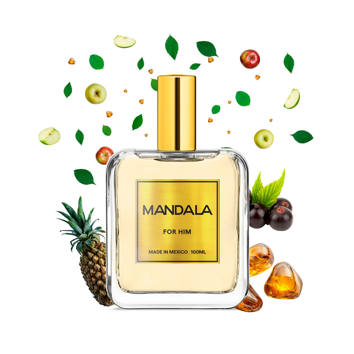 Perfume Hombre Mandala Epica Moderna Piña Aumado 100ml