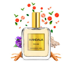 Perfume Hombre Mandala Marino Aqua Triumph Cítrico 100ml