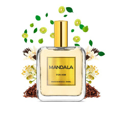 Perfume Hombre Mandala Midnight Code Cuero Concentrado 100ml
