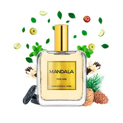 Perfume Hombre Mandala Divine Attraction Menta Vainill 100ml