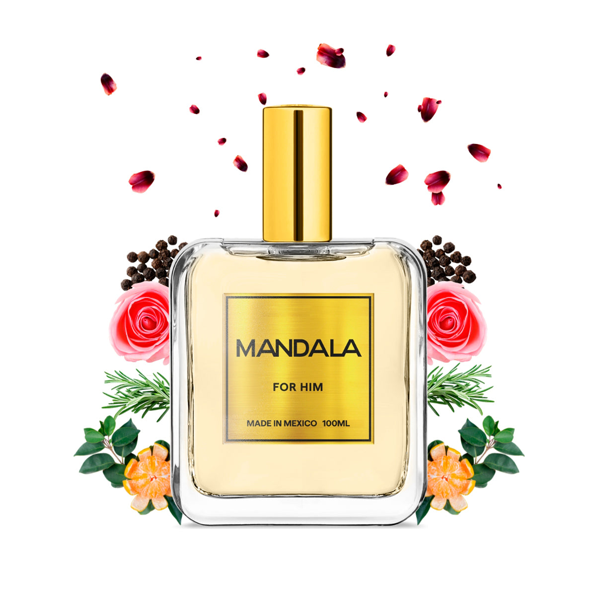 Perfume Hombre Mandala Fiery Passion Cítrico 100ml