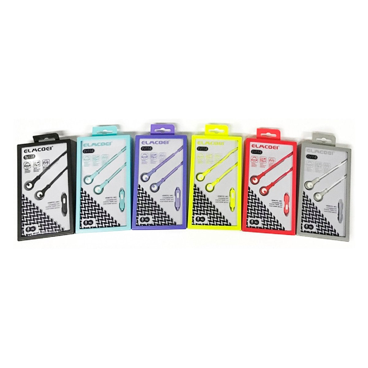 Manos Libres Neon Ev114 Varios Colores - Morado N/A