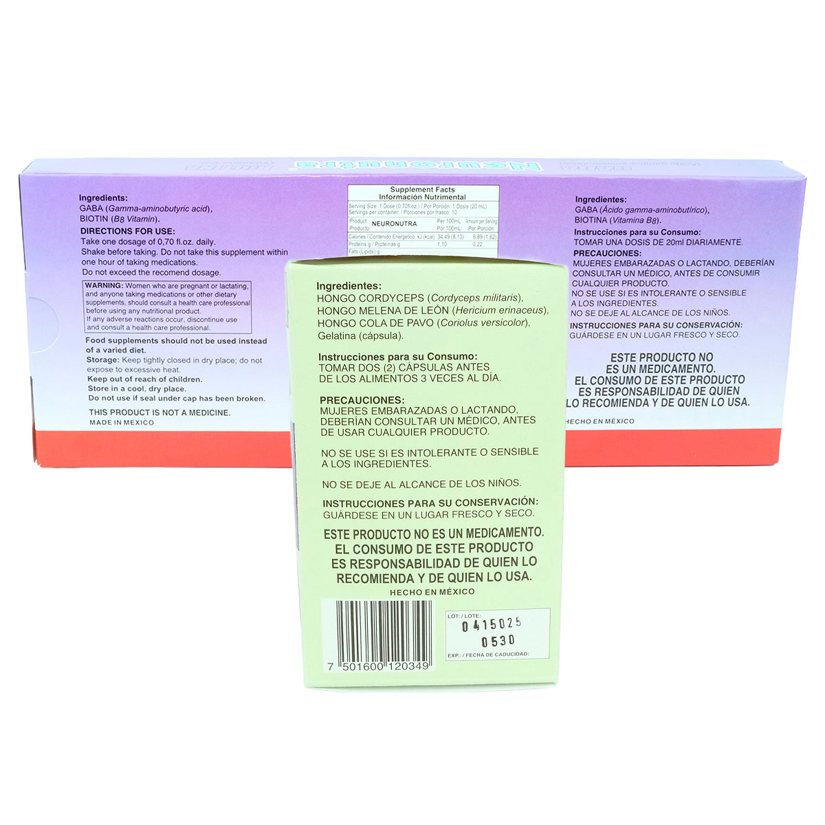 Kit Estres y Animo GABA + Hongos Adaptogenos Organicos
