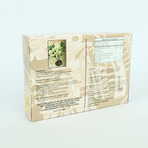 Activador de Celulas Madre AFA y Fo Ti Boticaté 60 capsulas