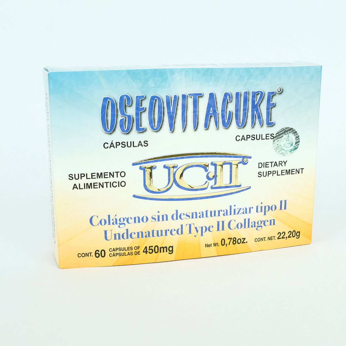 UC II colágeno tipo II sin desnaturalizar 60 cápsulas Boticaté
