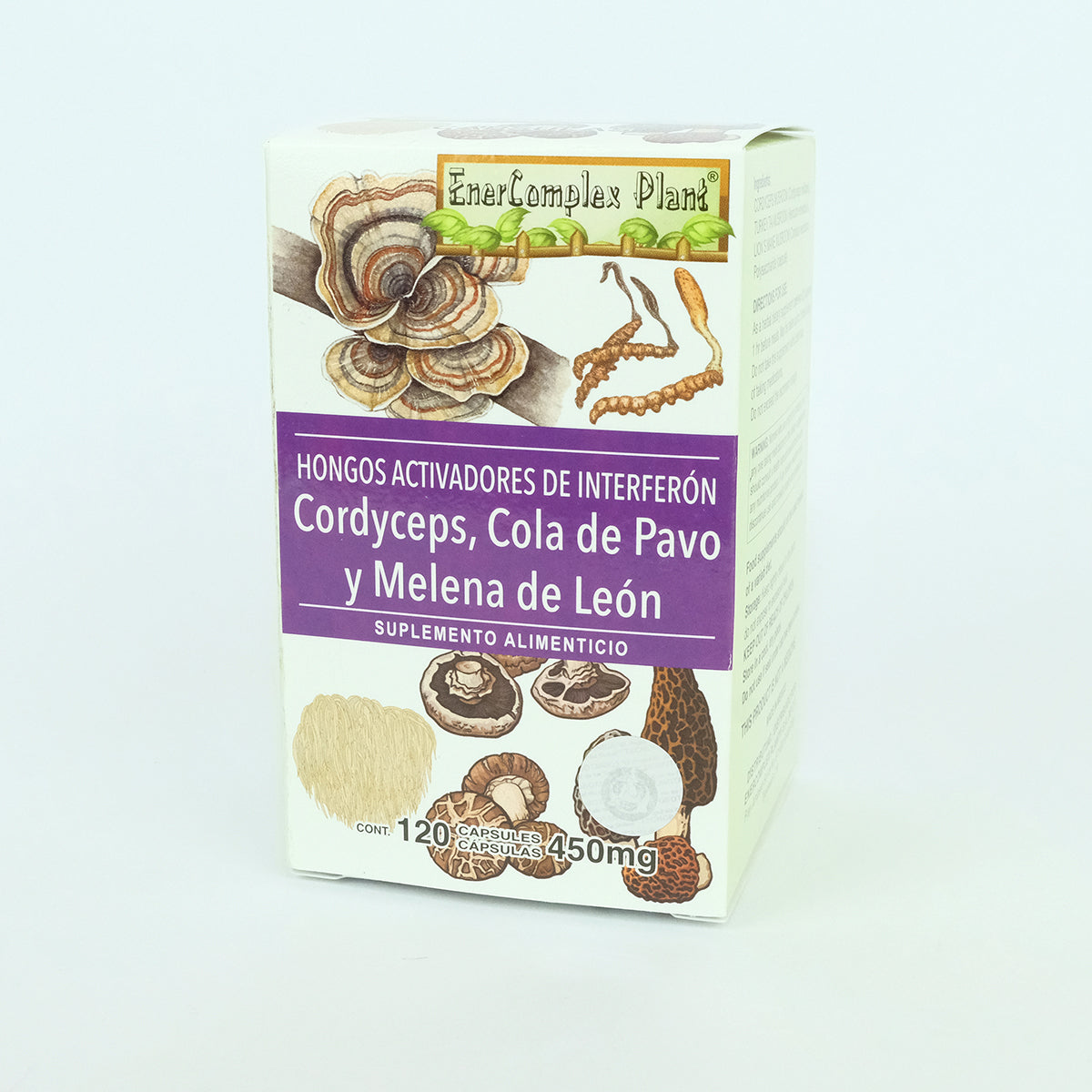 Hongos cordyceps melena de leon cola de pavo 120 caps