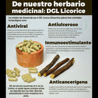 Boticaté DGL Licorice Regaliz Orgánico 120 Cápsulas 450 mg