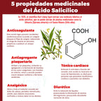 Boticaté Ácido Salicílico natural 30 cápsulas Pack 2
