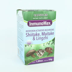 Hongos Boticaté Shiitake Maitake y Lingzhi 120 Cáps 450 mg