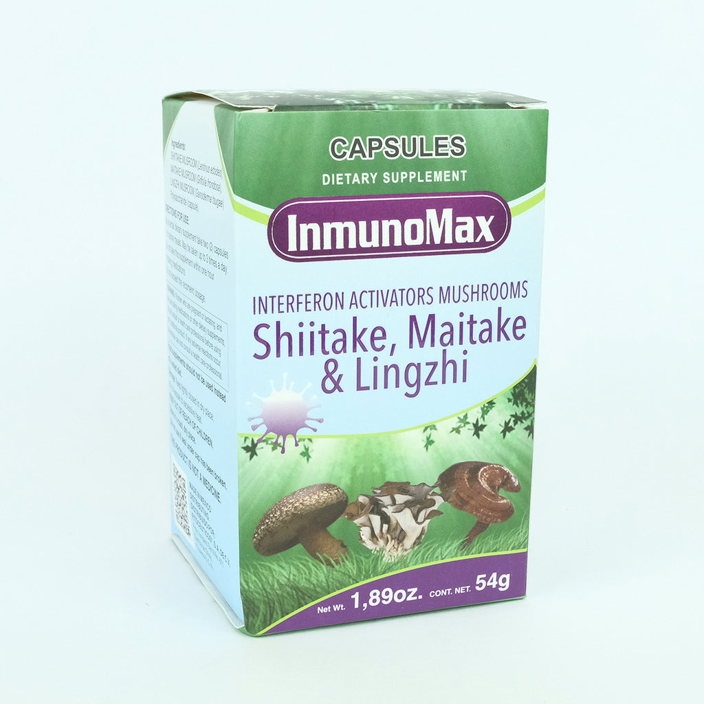 Boticaté Shiitake Maitake y Lingzhi 120 Cáps 450 mg adaptógeno natural