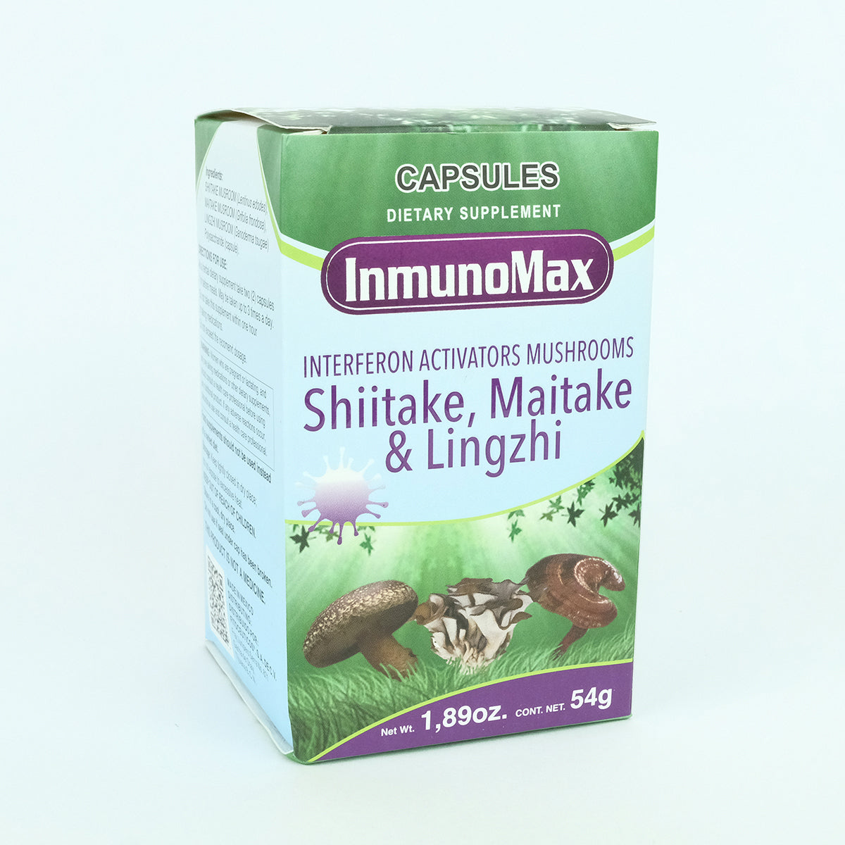 Boticaté Shiitake Maitake y Lingzhi 120 Cáps 450 mg adaptógeno natural