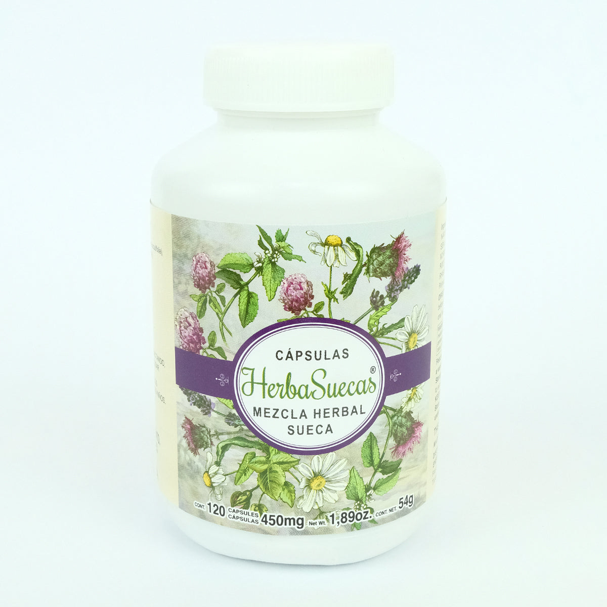 Hierbas Suecas capsulas 120 450 mg Boticaté tradicional