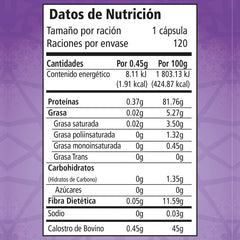 Calostro Boticaté Factor de Transferencia Boticaté 120