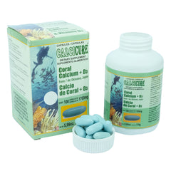 Calcio Coral Okinawa Vitamina D3 Calcicure 100 Capsulas